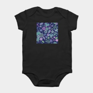 Purple chinz Baby Bodysuit